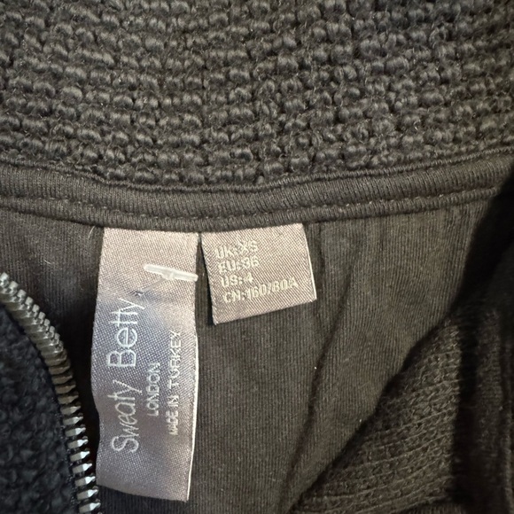Sweaty Betty Women's Restful Boucle Textured Half Zip Pullover Sweatshirt Size 4 - Picture 6 of 16